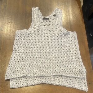 ATM Gray Knit Tank Top